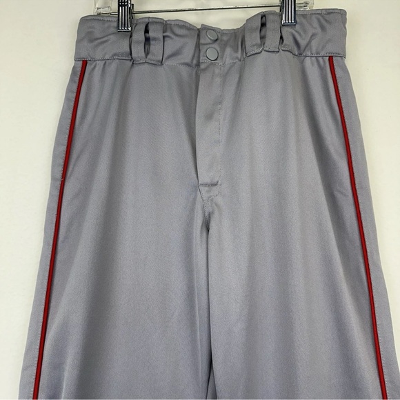 Louisville Slugger Mens Adult Small Gray Baseball Pants 28-32” Waist READ - Picture 3 of 13